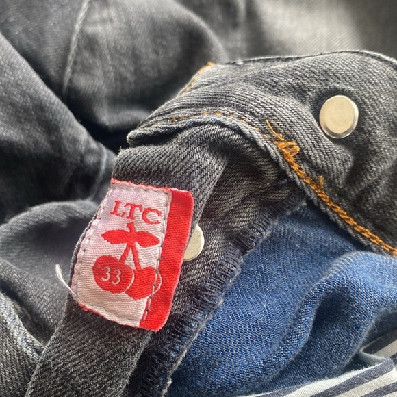 Men's Japan Rags Gray Denim Jeans - Picture 9 of 12